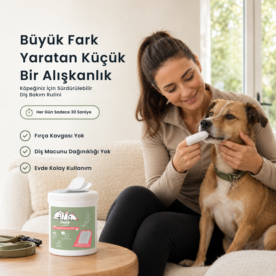 Pumio Kedi/Köpek Diş Mendili